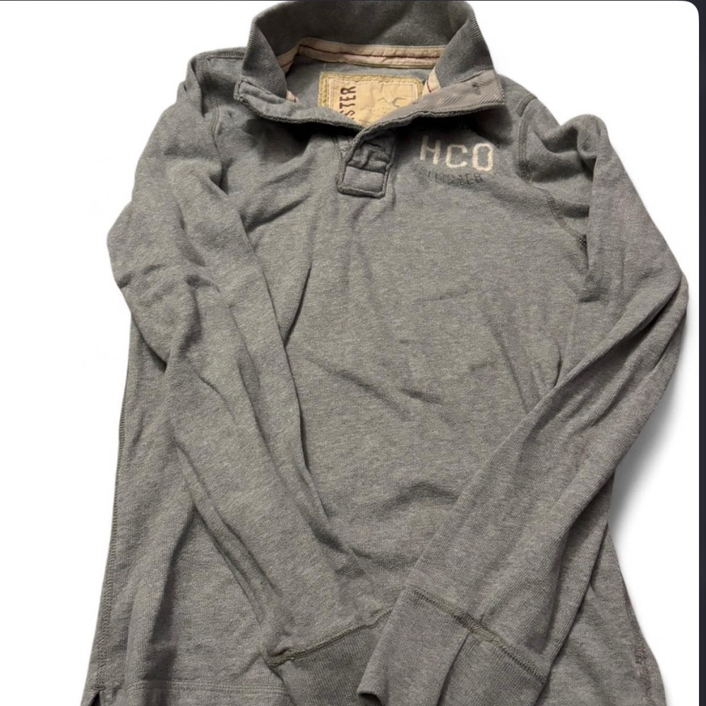 Hollister Men's Gray Turtleneck Sweater